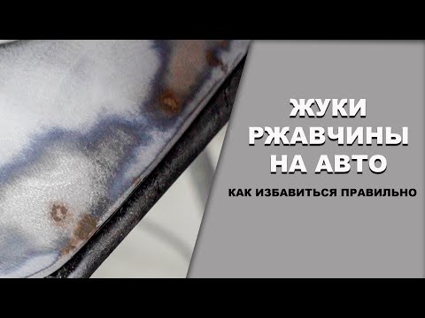 Видео: КАК убрать ЖУКИ ржавчины с авто, правильный способ