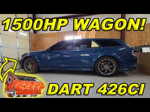 Видео: НОВЫЙ двигатель Hellcat Magnums DART 426CI мощностью 1500 л.с. просто с ума сошел!!!