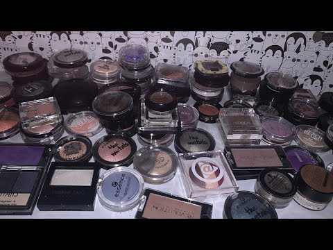 Видео: Мои тени-однушки. Очень много.