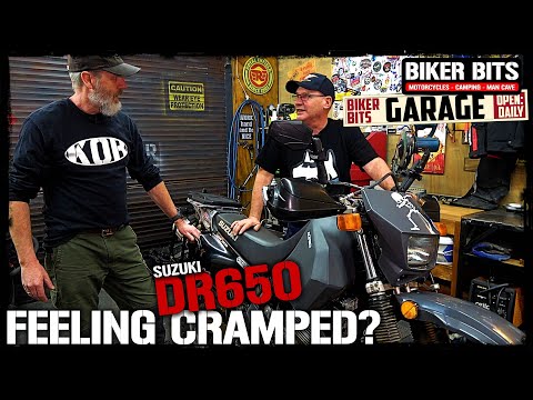 Видео: Полный комплект заниженных подножек Procycle DR650