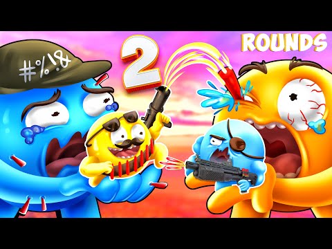 Видео: НУ ЧТО, ПОМЕНЯЕМСЯ ТИММЕЙТАМИ? :D УГАРНАЯ БИТВА КОЛОБКОВ В Rounds