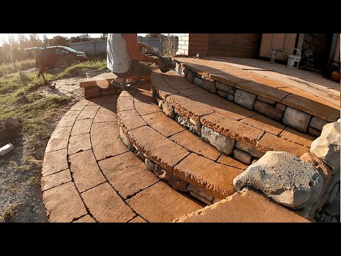 Видео: Как сделать крыльцо под камень из артбетона