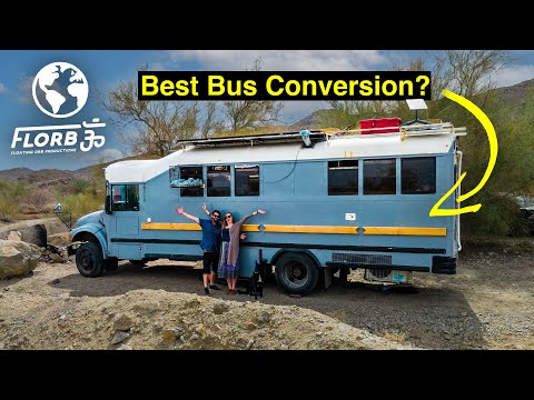Видео: Я удивлюсь, если вам не понравится эта переделка школьного автобуса