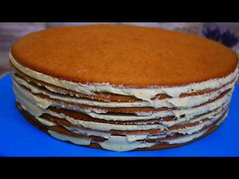Видео: Медовик с апельсиновым кремом. Медовый торт.  Медовик рецепт