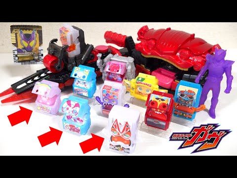 Видео: Gochizo Set 02 🦊 Гитц Гочизо, Марумаро, Гурукамп Камен Райдер GAVV