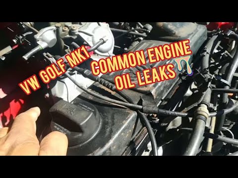 Видео: GOLF MK1. УТЕЧКИ МАСЛА. КАК ОБНАРУЖИТЬ И УСТРАНИТЬ. Распространённые утечки масла #vwgolf #vwfox ...