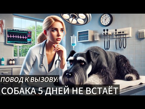 Видео: Повод к вызову: собака пять дней не встаёт