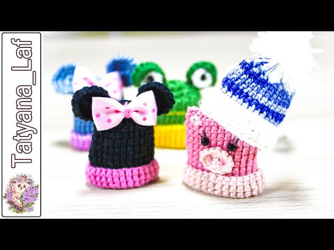 Видео: NEW!!! Mini Cap/ Вяжем мини шапочки крючком с нуля