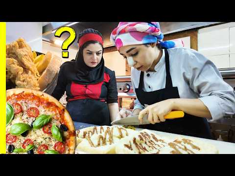 Видео: Самая вкусная пицца и паста в Исфахане | Традиционные ресторанные вечера в Иране!