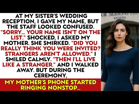 Видео: Моя мама и сестра вычеркнули меня из списка приглашенных на свадьбу сестры… а потом назвали меня ...