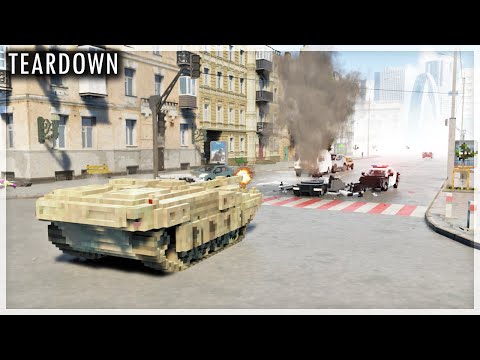 Видео: УСТРОИЛ ПОГОНЮ В СТИЛЕ ГТА С УМНЫМИ БОТАМИ! TEARDOWN