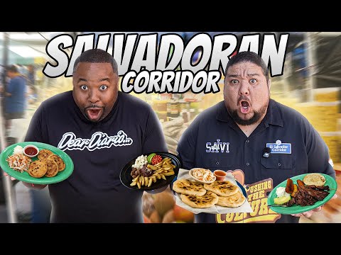 Видео: Пробуем уличную еду в Сальвадорском коридоре Лос-Анджелеса!