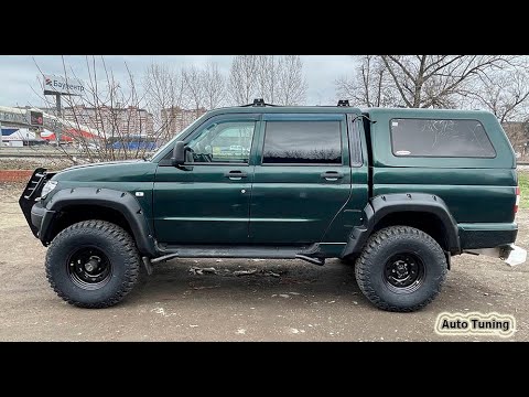 Видео: #Tuning #УАЗ Pickup "Hulk”#SUPERAUTOTUNING!!!!!!!!!!!!!!