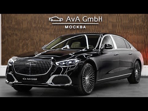 Видео: Обзор Mercedes-Maybach S580 2024. Obsidian Black, Macchiatio Beige. Автомобиль в продаже.
