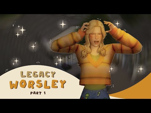 Видео: начало и побег🏃‍♀️✨️ | Династия Уорсли #1 - The Sims 4.