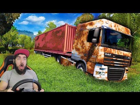 Видео: Нашли ЗАБРОШЕННЫЙ ГРУЗОВИК в лесу ... Удалось завести Euro Truck SImulator 2 моды - ETS 2 Моды Видео