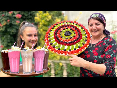 Видео: Молочный Коктейль и Фруктовая Пицца: Незаменимый дуэт на лето. Легко сделать и так великолепно!