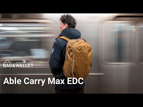 Видео: Обзор рюкзака для города и путешествий Able Carry Max EDC