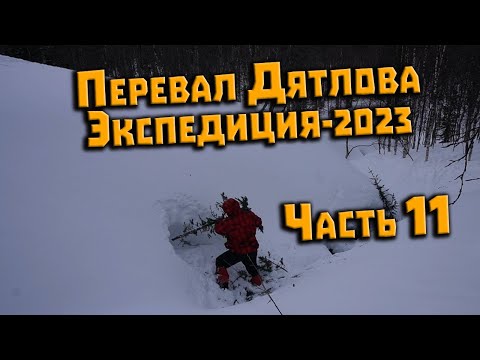 Видео: Экспедиция на перевал Дятлова 2023. Часть 11. Пещера и костёр у кедра