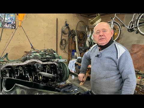 Видео: Переобладнання МТЗ на двигун Ом 366 мерседес ( частина 7)