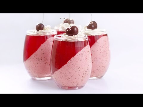 Видео: Парфе. ЖЕЛЕ - МУСС из Черешни! Нежный и Свежий летний десерт!!!