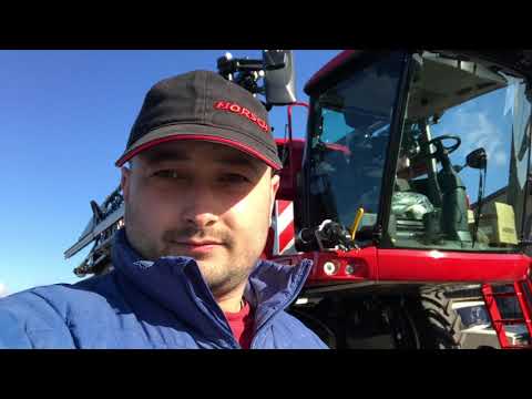 Видео: Оприскувач HORSCH Leeb. Стабілізація штанги 30 км/год 35 см над поверхнею #horschleeb