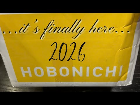 Видео: Наконец-то! | Распаковка Hobonichi 2026