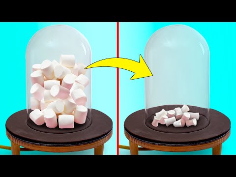 Видео: Как обычные предметы выглядят в вакууме: научный эксперимент дома