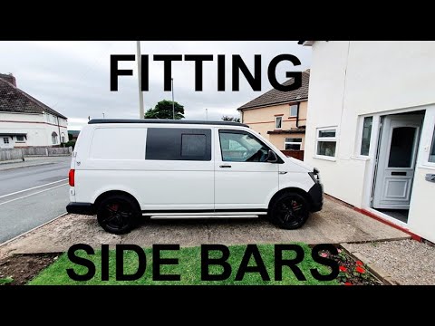 Видео: Установка боковых дуг на VW Transporter - VW T6 Camper Van