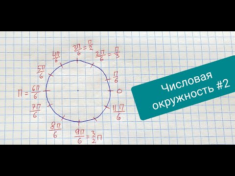 Видео: Числовая окружность #2. Алгебра 10 класс.