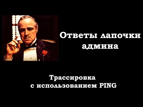 Видео: Трассировка с использованием PING
