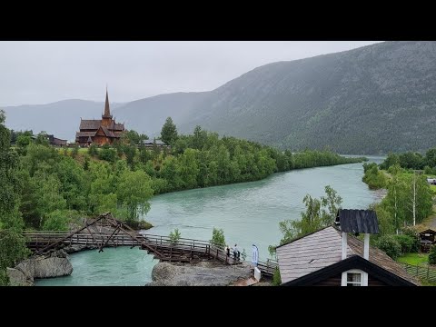 Видео: Горная Норвегия. Интересная норвежская еда. Lom.