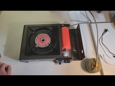 Видео: Имитатор цангового балона для обогрева палатки