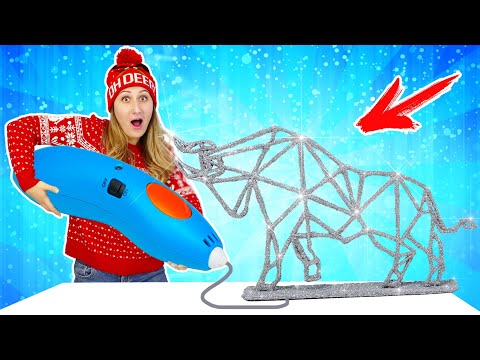 Видео: 24 ЧАСА РИСУЮ ВСЁ ПОДРЯД на НОВЫЙ ГОД! Что Можно СДЕЛАТЬ 3D РУЧКОЙ? НЕОБЫЧНЫЕ ИДЕИ ЛАЙФХАКИ
