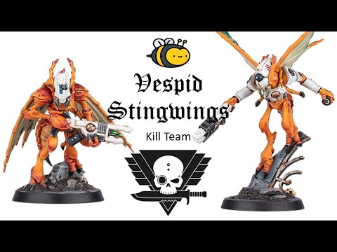 Видео: [Kill Team] Vespid Stingwings - как играть?