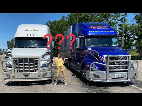 Видео: Сравнение траков: Фрейтлайнер Каскадиа, Вольво 860 или
Кенворс
