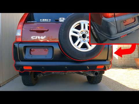 Видео: Покраска заднего бампера CRV | Внедорожная сборка (Honda Crv 2-го поколения, 2003 г.)