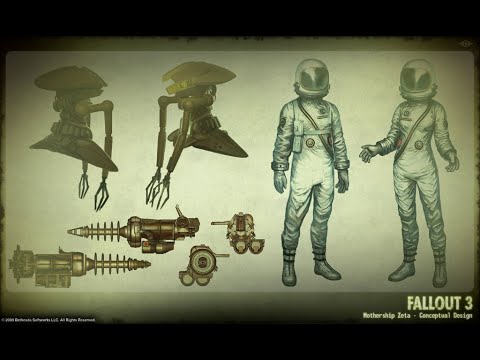 Видео: Fallout 3. Загружаемое содержимое Материнский корабль Зета, ламповое прохождение. Часть 1.