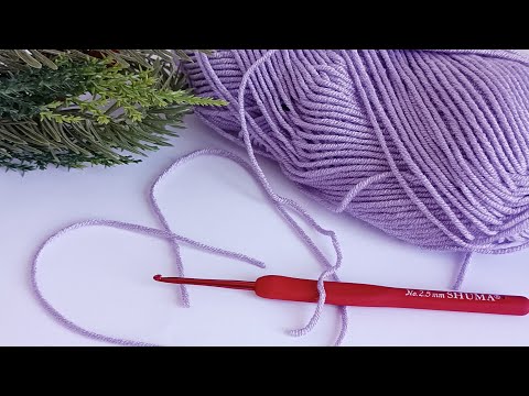 Видео: Невероятно красивый узор крючком очень прост в вязании крючком.