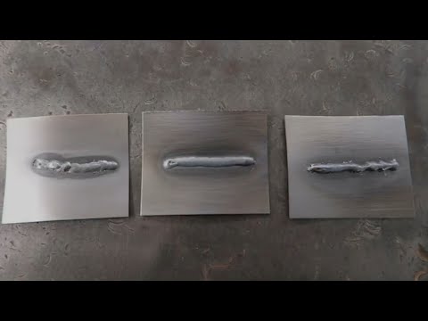 Видео: Настройка сварки MIG. Часть 1. Напряжение/мощность и скорость подачи проволоки. Советы и рекоменд...