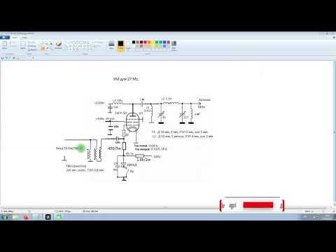 Видео: Ламповый УМ на 27 Мс, ОК, 2хГУ50, 1200 В, 180 Вт.