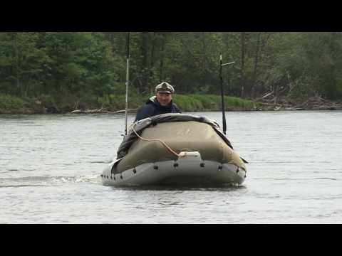 Видео: Надувная лодка K300 на сплаве