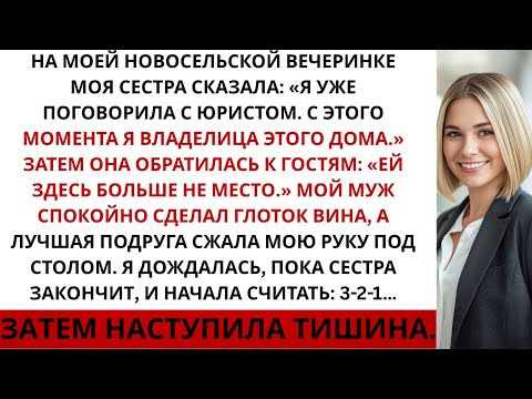 Видео: На семейной вечеринке моя сестра закричала: «Теперь я владелица этого дома… Убирайся», и тогда я…