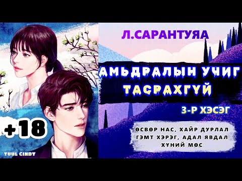 Видео: Л.САРАНТУЯА "АМЬДРАЛЫН УЧИГ ТАСРАХГҮЙ" РОМАН 3-Р ХЭСЭГ/ЗӨВХӨН НАСАНД ХҮРЭГЧДЭД,АДАЛ ЯВДАЛ,ГЭМТ ХЭРЭГ