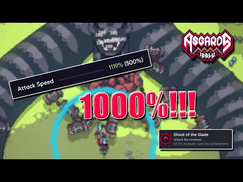 Видео: 1000% СКОРОСТИ АТАКИ! Баг или фича? | Asgard's Fall - Viking Survivors [3]