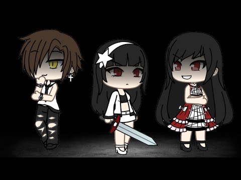 Видео: Происхождение алого, белого и чёрного. Gacha life.