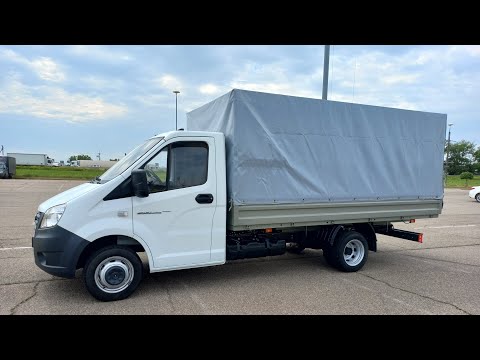 Видео: Газель Некст, двигатель дизель, пробег 1.7т.км., год выпуска 2024г.