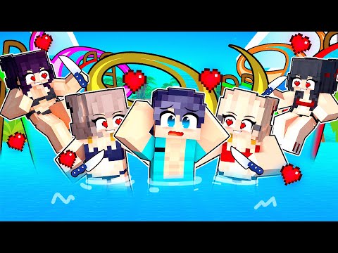 Видео: МАЙНКРАФТ НО Я С ФАНАТКОЙ В АКВАПАРКЕ!