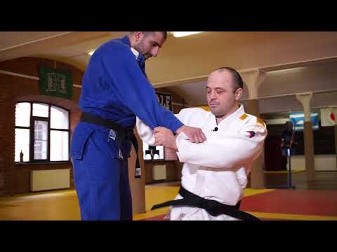 Видео: Дзюдо. Бросок через спину. Техника исполнения от ЗМС Алима Гаданова