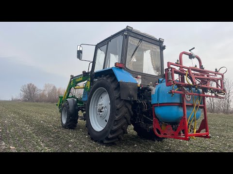 Видео: 300 ЛІТРІВ КАСу на Пшеницю✅Буде 15 тон ☝️Підживлення Пшениці КАС 28 🚜МТЗ 892